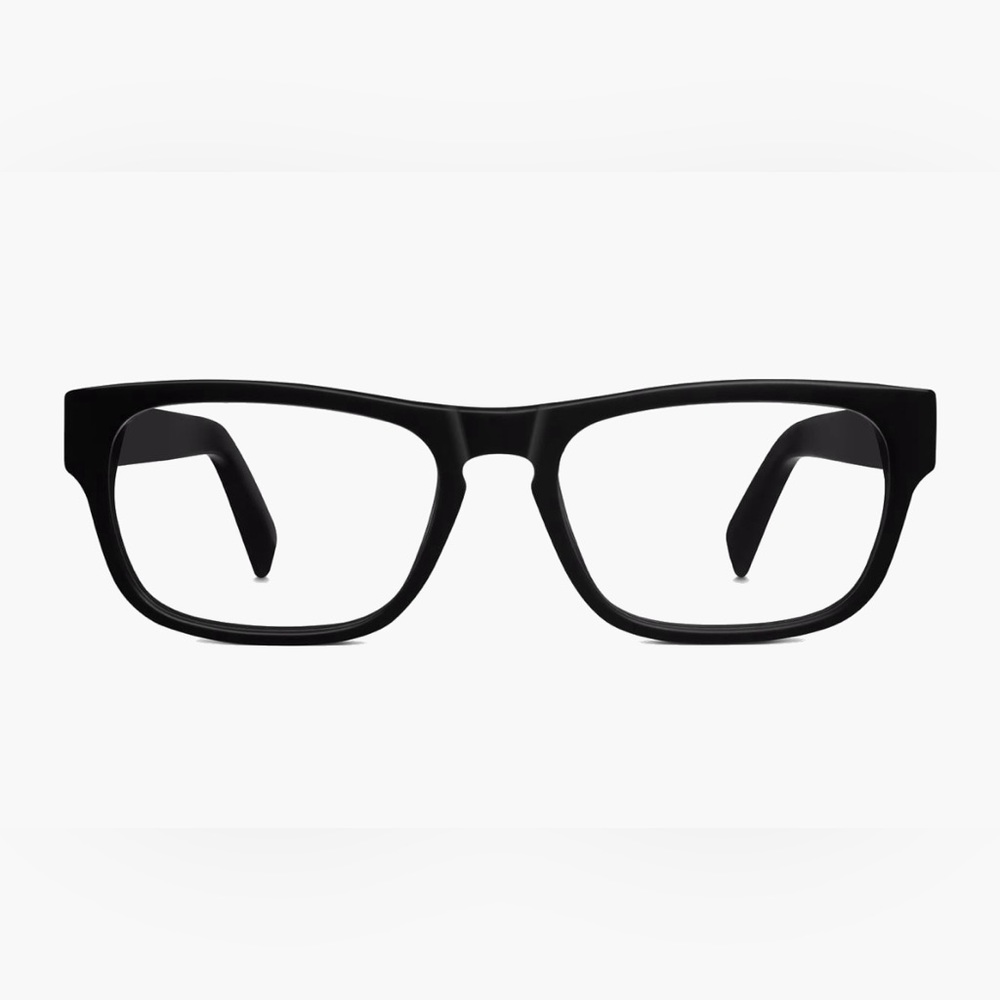 Warby Parker- Roosevelt Jet Black Matte Glasses